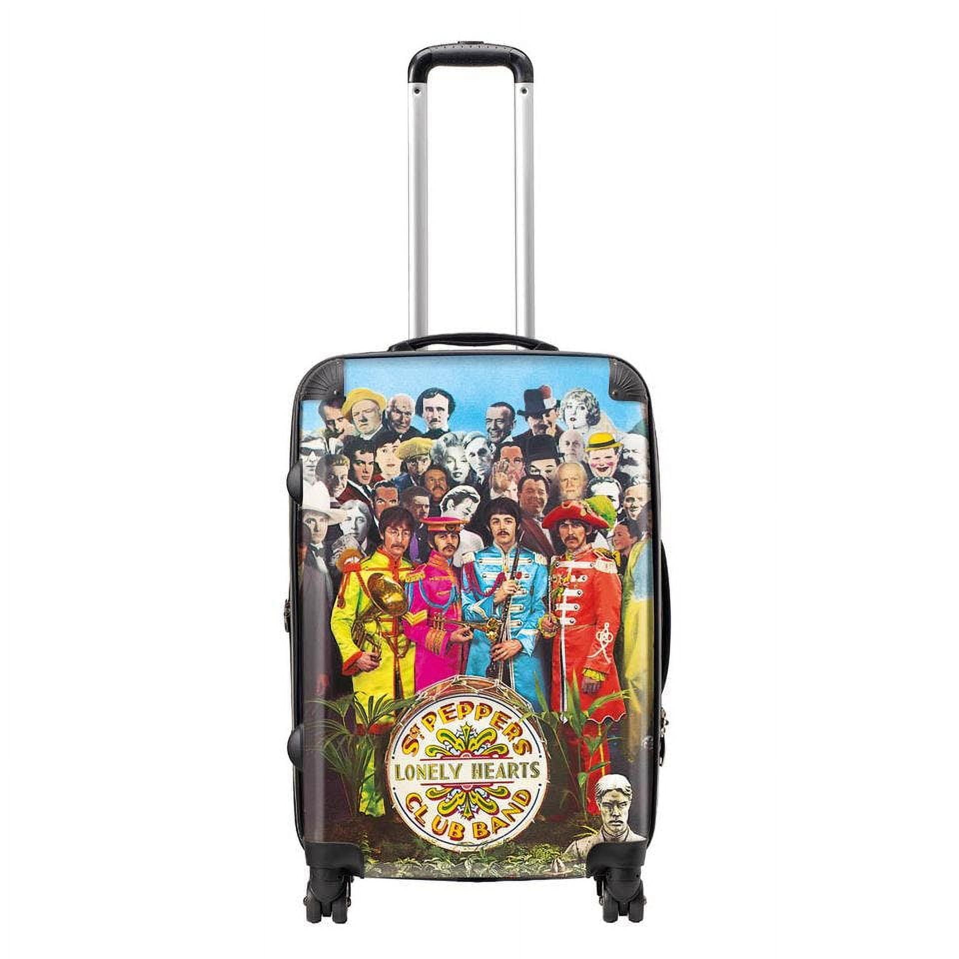 The Beatles Pochette De Voyage Officielle Sgt. Pepper - Rouge - 16x24 Cm - Porte-monnaie Ou Étui à Lunettes