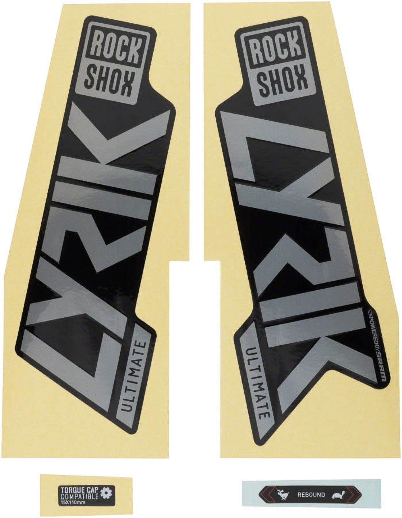 RockShox Fork Decal Kit – Lyrik Ultimate, 27.5/29", Gloss Rainbow Foil & High Gloss Black - View #6
