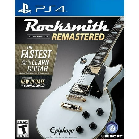 Rocksmith 2014 Remastered, Ubisoft, PlayStation 4, 887256024321
