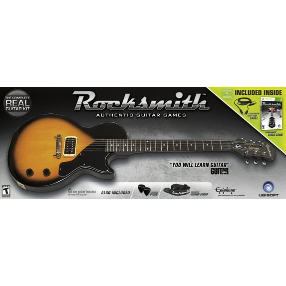 Rocksmith Guitar Bundle for Guitar and Bass - Xbox 360