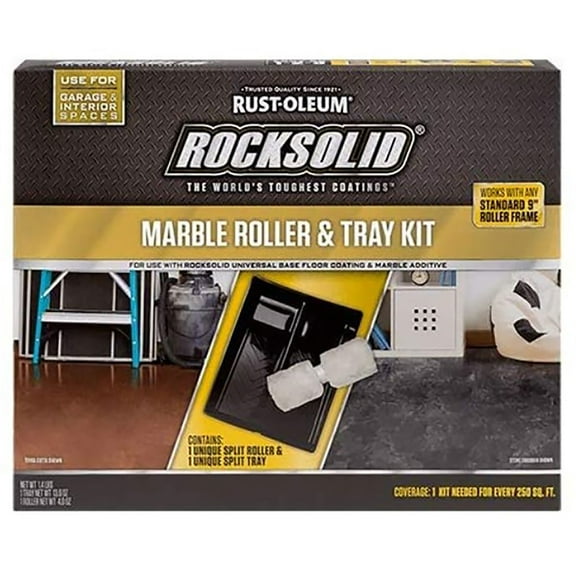 Rocksolid 60080 Marble Roller & Tray Kit for 9in Roller Frame