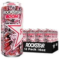 thumbnail image 1 of Rockstar Boom! Whipped Strawberry Energy Drink, 16 fl oz, 12 Pack Cans, 1 of 6