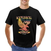 Rockstar Eagle Rebel Rock Tour T-Shirt Men's Vintage Concert Tee