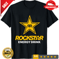 thumbnail image 1 of Rockstar Energy Drink Logo Black tshirt size L, LIMITED EDITION-TH72216, 1 of 2