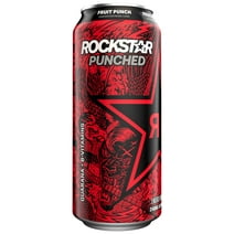 Rockstar Energy Drink Punched Fruit Punch, 16 fl oz, 1 Count Can