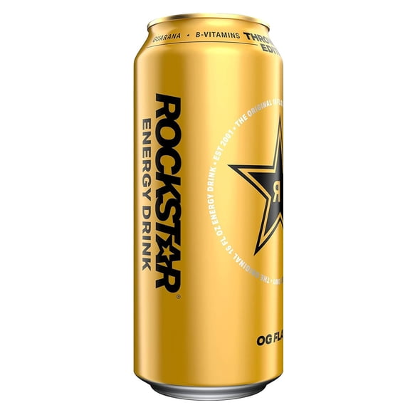Rockstar Energy Drink, Throwback Edition: O.G., 16 Fl Oz (Pack of 16)