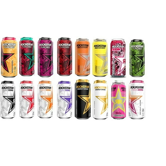 Rockstar Energy Drink Variety Pack - 16fl.oz. (Pack of 16)