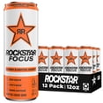 thumbnail image 1 of Rockstar Focus Zero Sugar Energy Drink, Passionfruit Mango Flavor, Lion’s Mane, Energy & Mental Boost, 12 oz 12 Pack Cans, 1 of 8