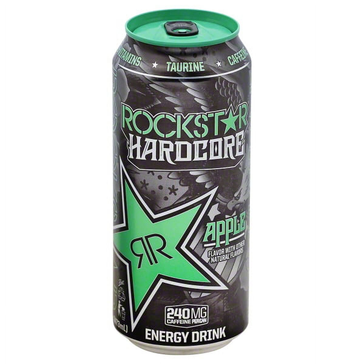 Rockstar Hardcore Apple Energy Drink, 16 fl oz Can