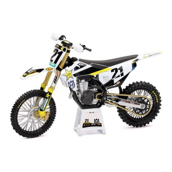 Rockstar Husqvarna Team Bike FC450, Jason Anderson #16 - New Ray 58233 - 1/12 scale Model Toy Motorcycle