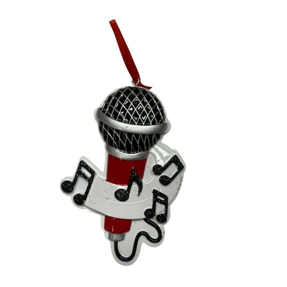 Rockstar Microphone Ornament