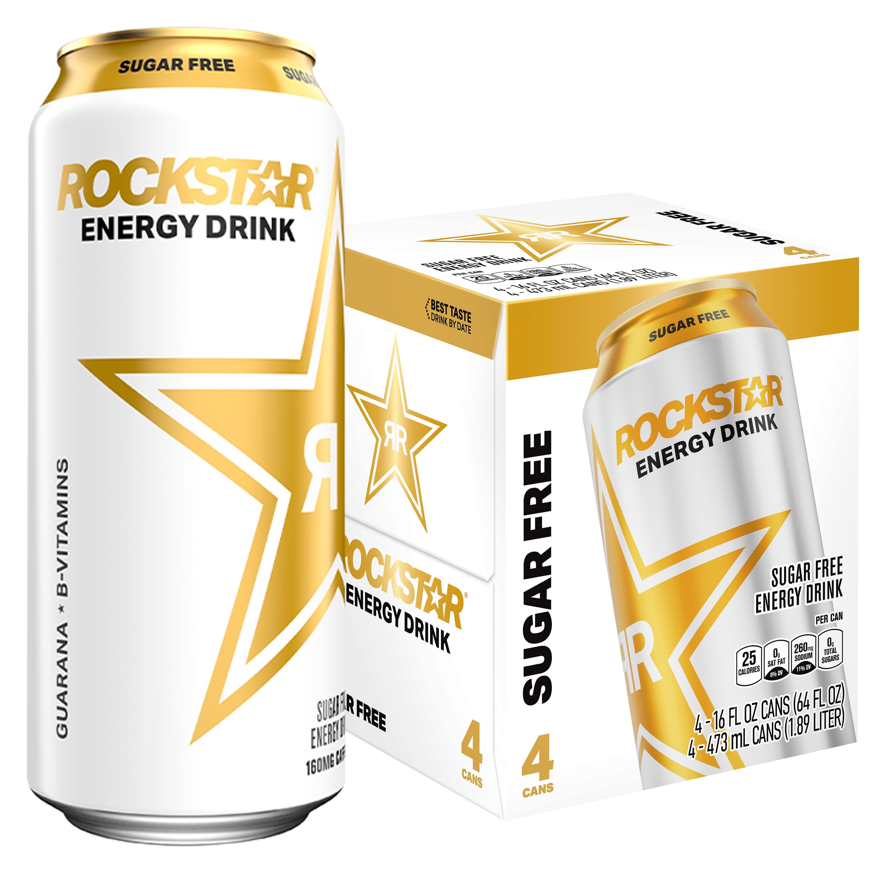 Save on ROCKSTAR Energy Drink Sugar Free - 4 pk Order Online