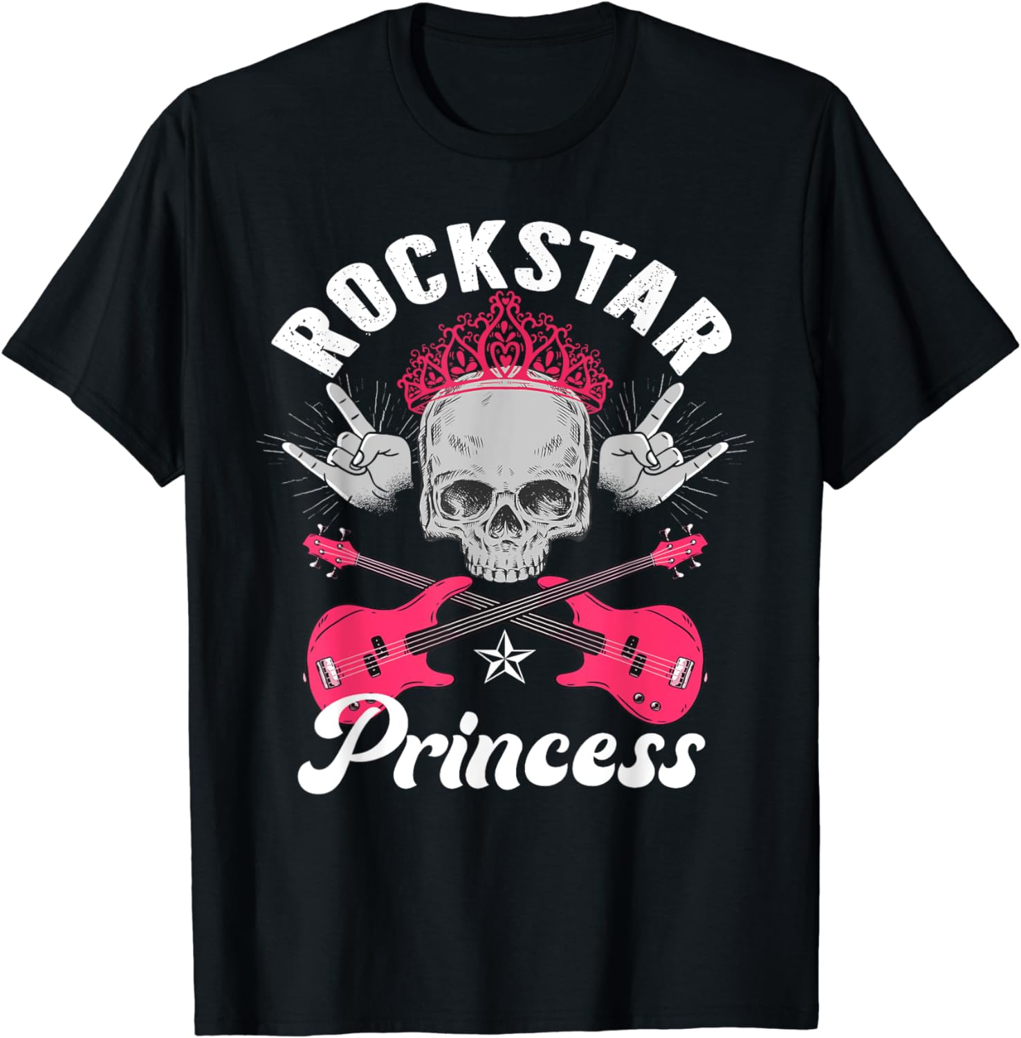 Cool Rockstar For Women Girls Punk Rocker Rock And Roll Band