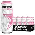 thumbnail image 1 of Rockstar Pure Zero Sugar Watermelon Kiwi Energy Drink, 16 oz, 12 Pack Cans, 1 of 9