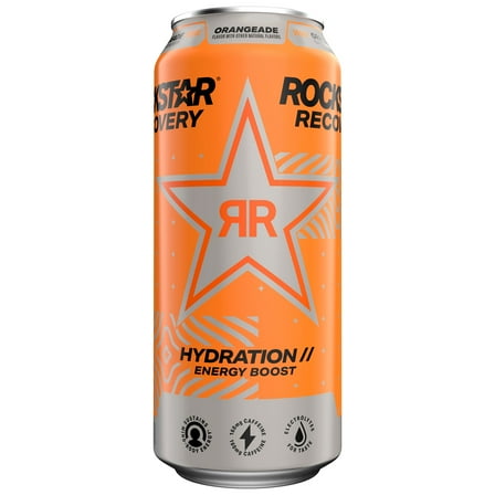 Rockstar Recovery Orangeade Energy Drink, 16 fl oz Can