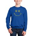 thumbnail image 1 of Rockstar Smiley - Boy's Word Art Crewneck Sweatshirt, 1 of 3