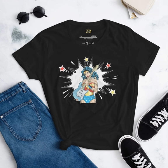 Rockstar Wonder Woman Tee