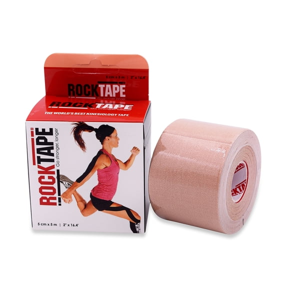 Rocktape Classic Beige 5CMx5M Kinesiology Tape For Any Sport Or Activity