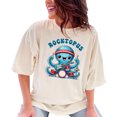 thumbnail image 1 of Rocktopus Playing Guitar Drums Funny Music Band Octopus Tee Cool Graphic TShirt Unique Animal Music Lover Gift, Ivory Comfort Colors T-Shirt, Large, 1 of 1