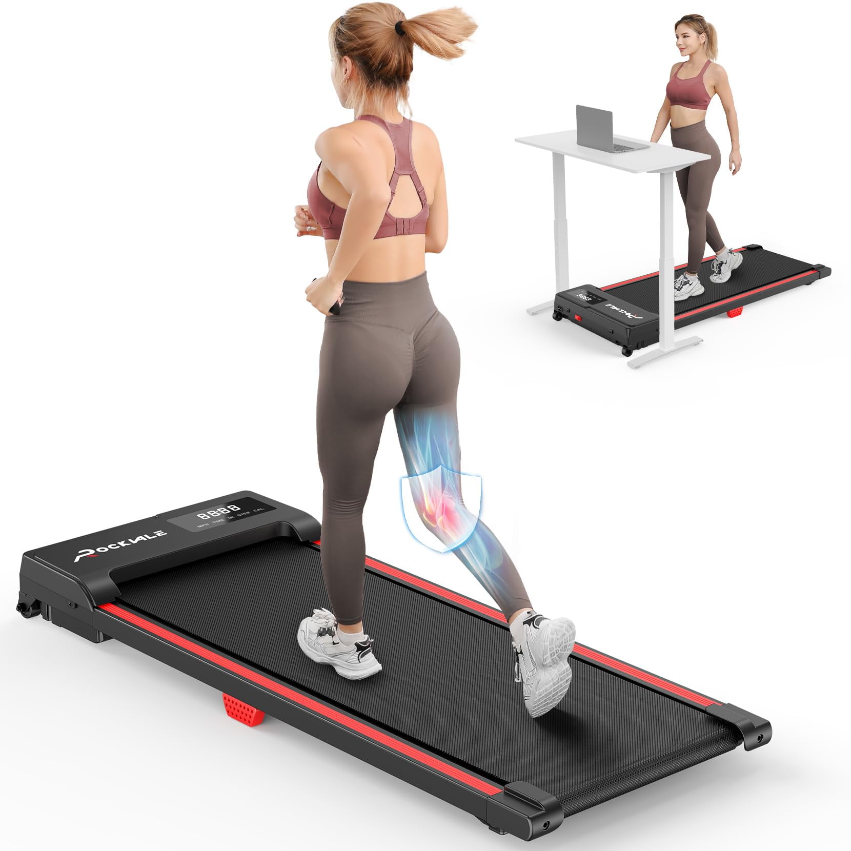 Rockvale-LHB001-01 Under Desk Treadmill for Home Office
