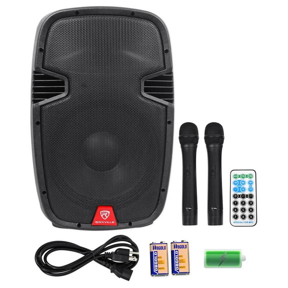 Rockville 12" Portable YouTube Karaoke Machine/System w/ 2 Mics See Description!