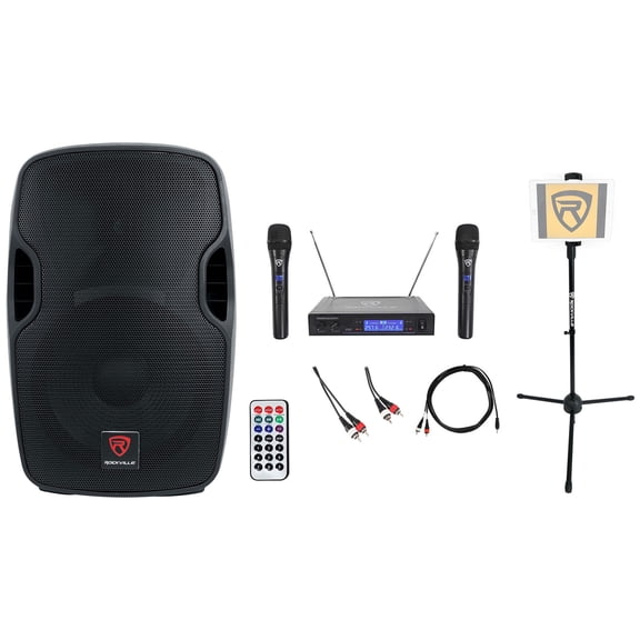 Rockville 12" Pro Karaoke Machine/System 4 ipad/iphone/Android/Laptop/TV/Tablet