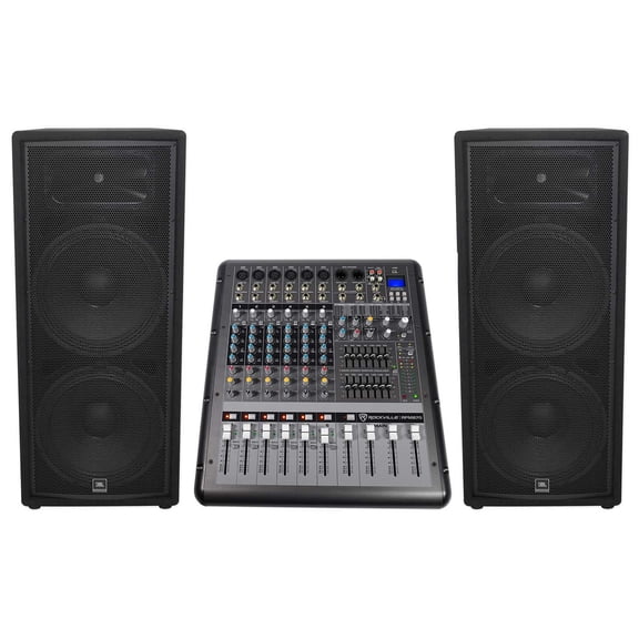 Rockville (2) JRX225+RPM870 - Audio system - 2 x 500 Watt