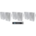 thumbnail image 1 of Rockville 6-Zone Commercial/Restaurant Bluetooth Amp+6) White 6.5" Wall Speakers, 1 of 13