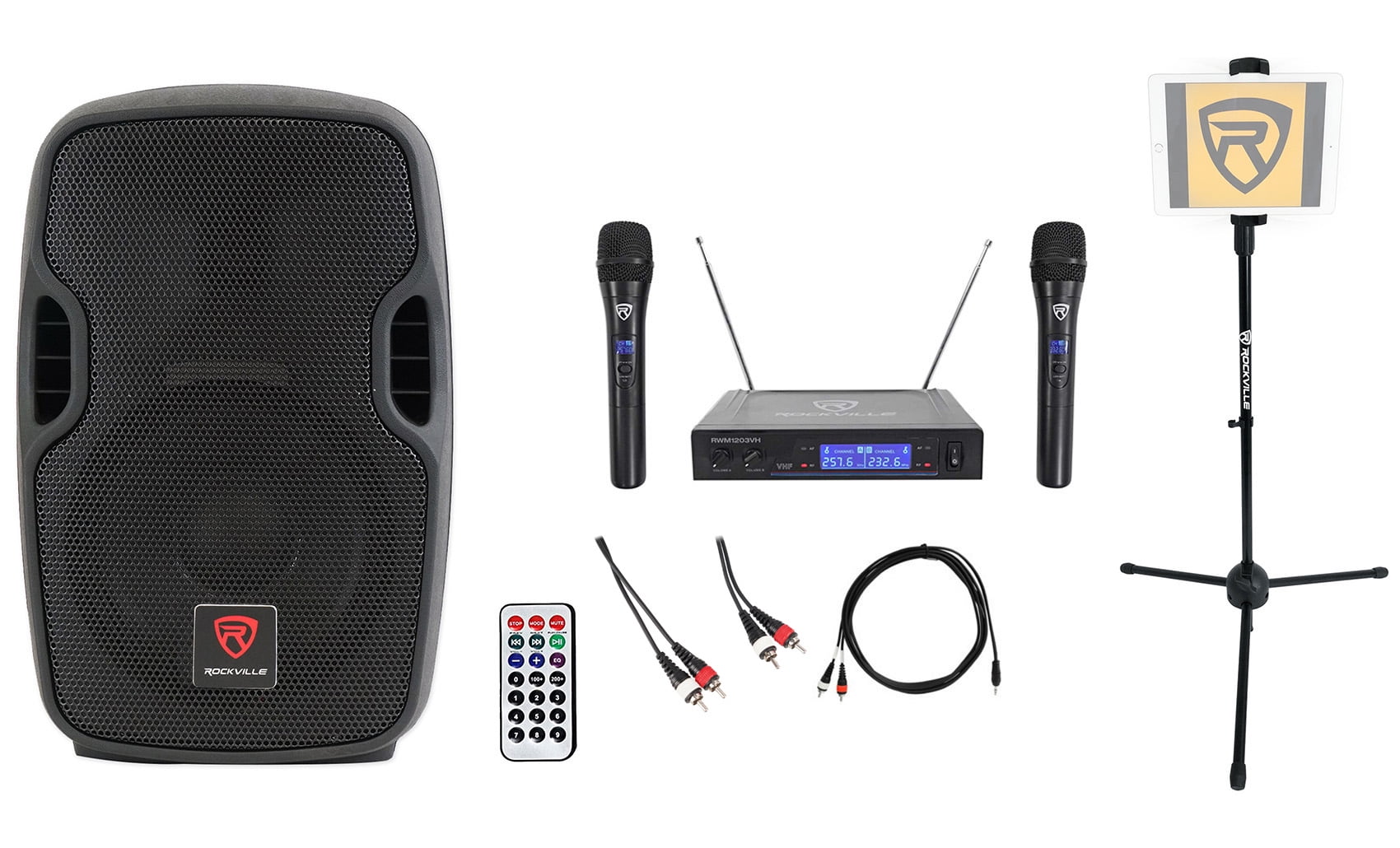 Rockville 8" Pro Karaoke Machine/System 4 ipad/iphone/Android/Laptop/TV/Tablet