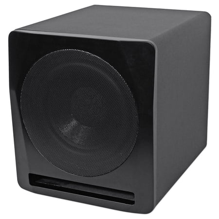 Rockville APM10B 10" 400 Watt Powered Home Theater Subwoofer Sub - Studio Sound