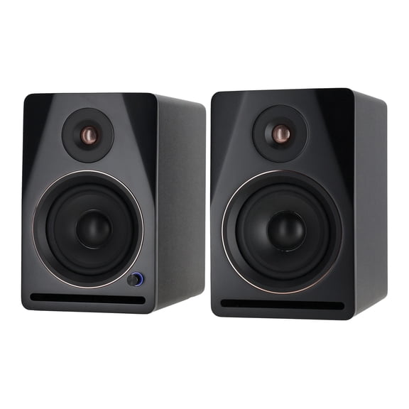 Rockville APM5B V2 5.25" Active Powered Studio Monitor Speakers with USB and Bluetooth Black