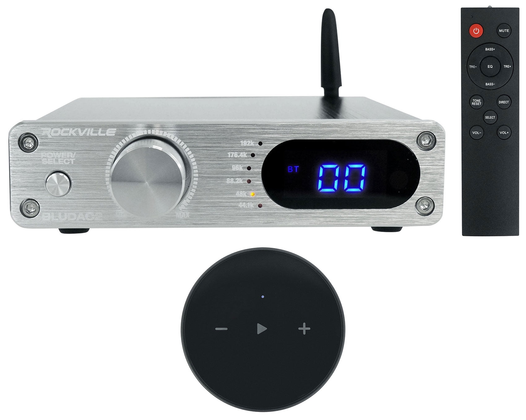 Dayton Audio WB40A Wi-Fi Bluetooth Amplifier - 2x20W Multi-Room Stereo Amp With IR Remote & App Control 7 thumbnail image