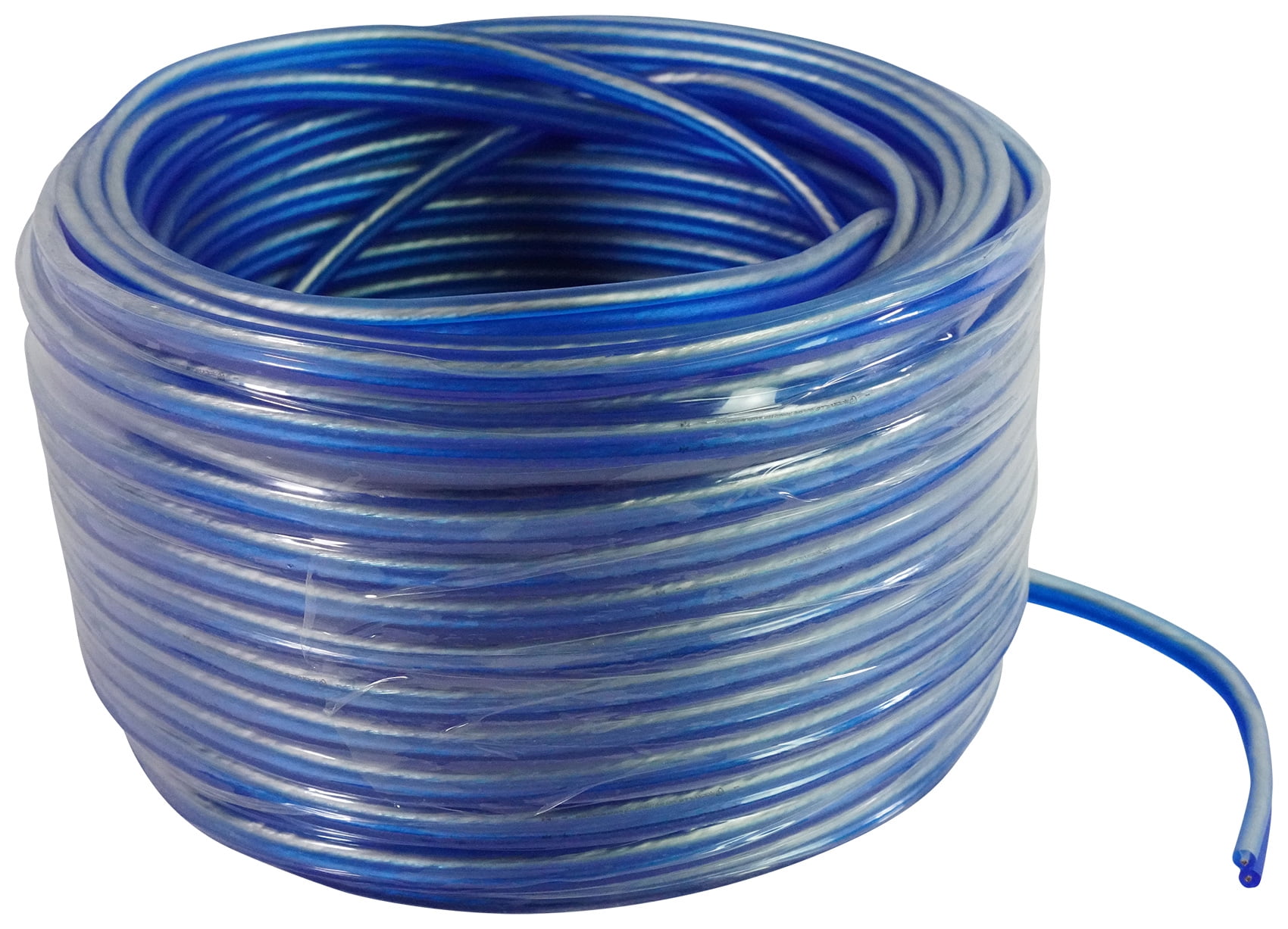 Rockville BLUE 16G100 OFC 16 Gauge 100 Foot 100% Copper Speaker Wire Car Audio