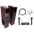 thumbnail image 1 of Rockville Bluetooth Home Theater/Karaoke Machine System with (2) Subs+Wireless Mics, 1 of 13