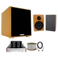 thumbnail image 1 of Rockville Bluetooth Tube Amplifier+(2) 6.5" Bookshelf Speakers+10" Subwoofer, 1 of 27
