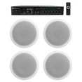 thumbnail image 1 of Rockville Commercial 70v Amp+(4) White 6" Ceiling Speakers 4 Restaurant/Bar/Cafe, 1 of 15