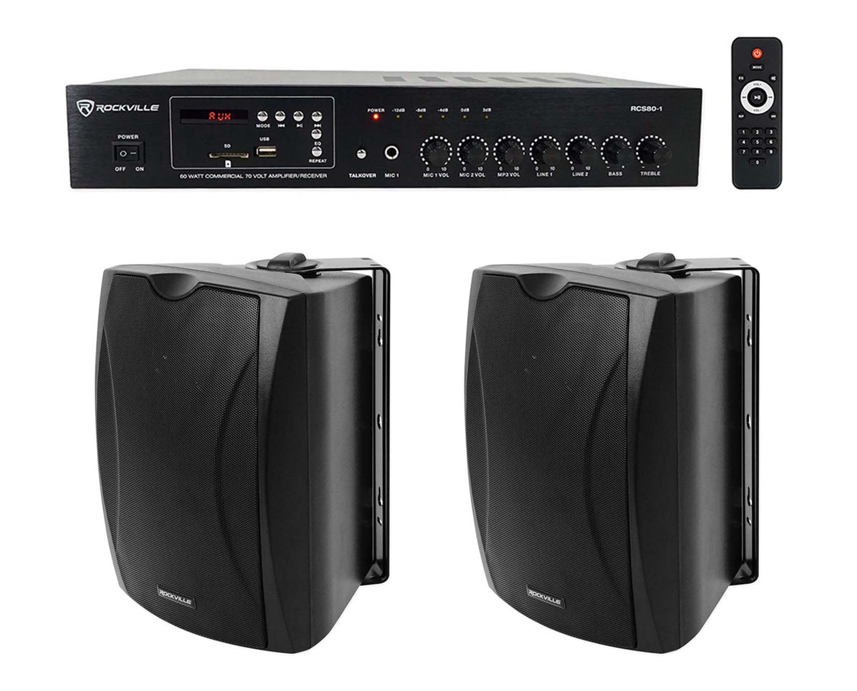 Rockville WET-5W 70V 5.25 IPX55 Commercial Indoor/Outdoor