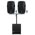 thumbnail image 1 of Rockville DJ Package w/ (2) 12" Active Speakers+Dual Mount+12" Powered Subwoofer, 1 of 11