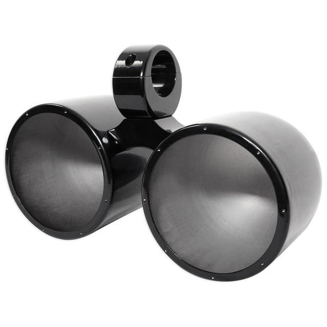 Rockville DMAC80B Dual 7.7" Black Aluminum Wakeboard Tower Speaker