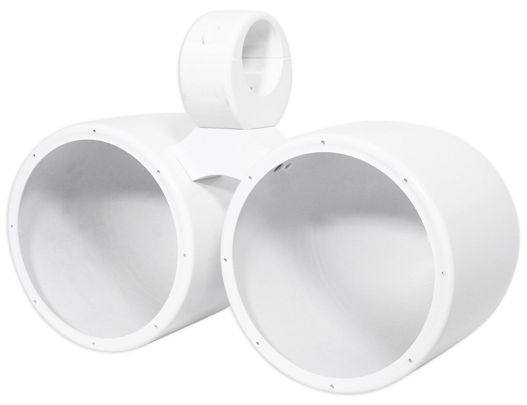 Rockville DMAC80W Dual 7.7" White Aluminum Wakeboard Tower Speaker