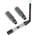 thumbnail image 1 of Rockville DMX-WTR Wireless DJ DMX Lighting Transmitter+2) Receivers, 1 of 14