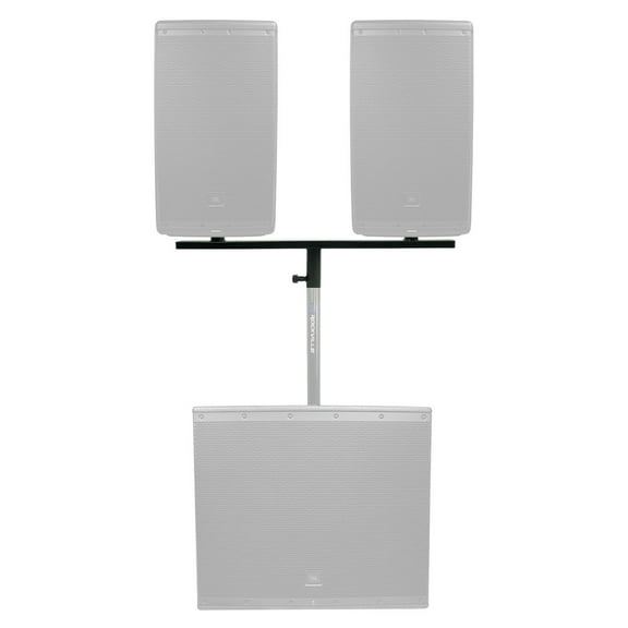 Rockville DP Mount For (2) 8" 10" or 12" PA Speaker Cabinets to One Stand / Pole