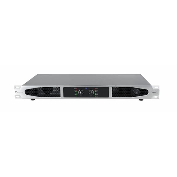 Rockville DS10 2-Channel Power Amplifier 4000W Peak / 1000W RMS, 1U Rack Mount, Class D, Pro Audio DJ Amp for Speakers or Subs