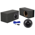 thumbnail image 1 of Rockville Destroyer 12D2 12" Competition Car Subwoofer+Vented Sub Box Enclosure, 1 of 11
