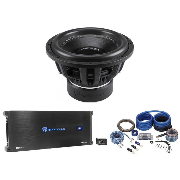 Rockville Subwoofer Amp Plate Rockville Rbg18fa 18 3000 Watt