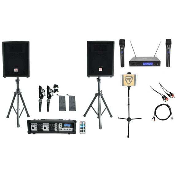 Rockville Dual 10" Android/iphone/ipad/Laptop/TV Youtube Karaoke Machine/System