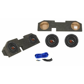 Rockville Dual 10" Subwoofer Enclosure+2) Subs For 02-15 Dodge Ram Quad Cab 1500/2500/3500