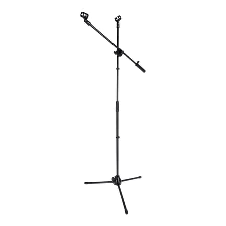 Rockville GIGSTAND DUAL Microphone Mic Stand For Studio Audio Music Recording