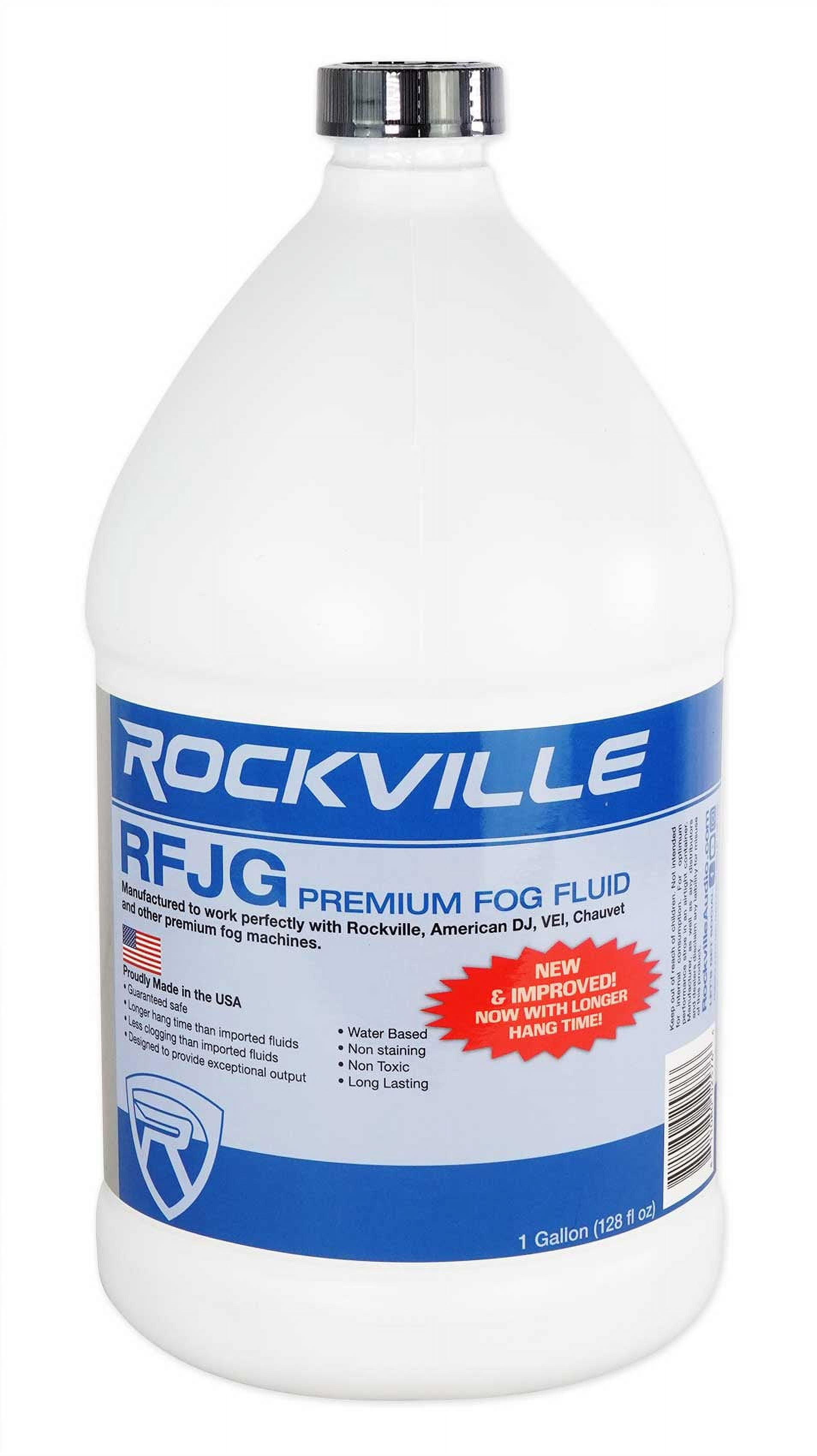 Rockville Gallon Fog Fluid Smoke Juice For Chauvet Pro Cloud 9 Fogger