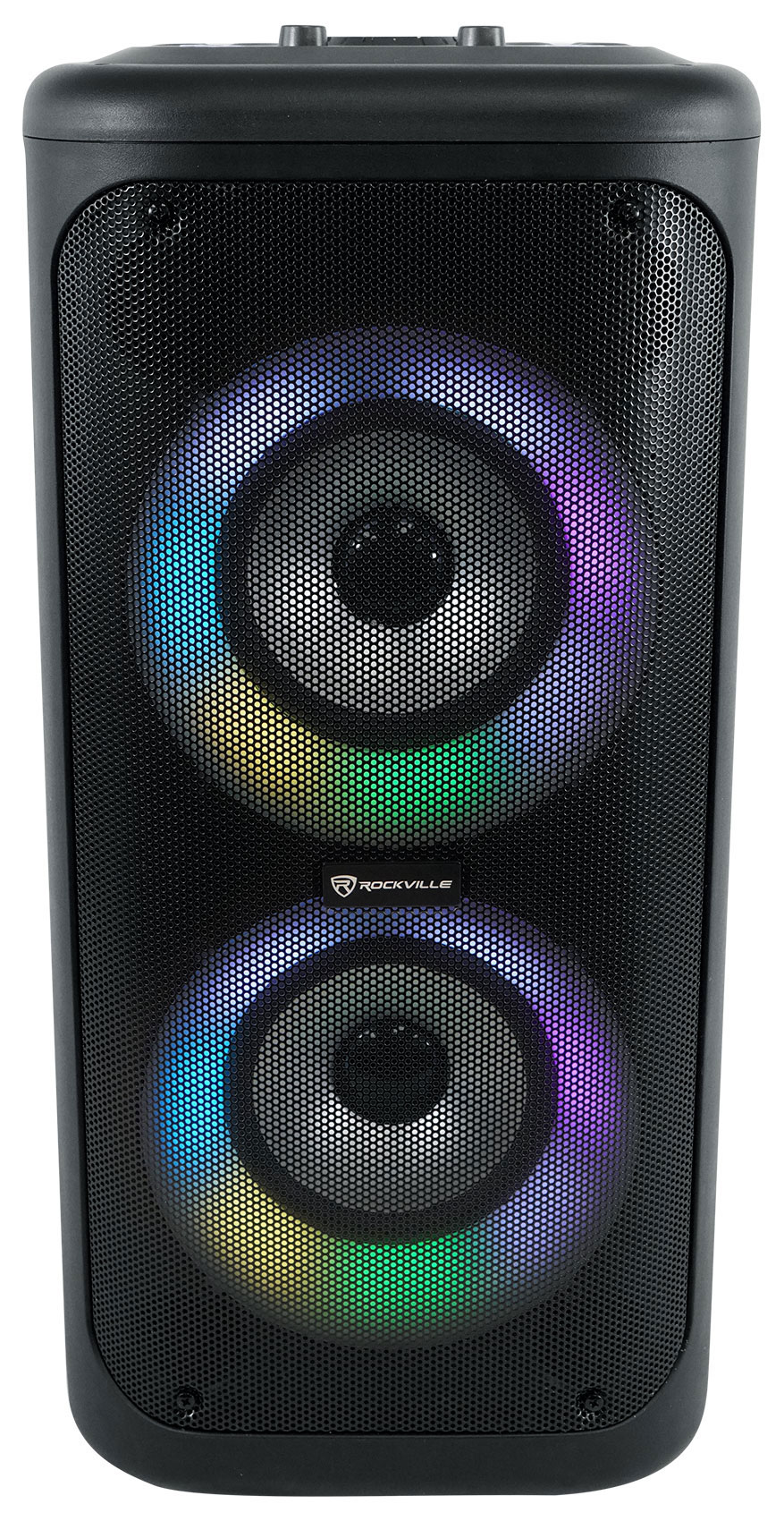Rockville Go Party 6 Dual 6.5" Portable LED Bluetooth House Party Speaker System